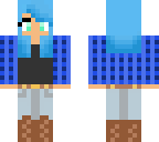 blue lumberjack t