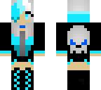 blue skull girl