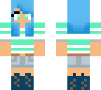 blue summer girl