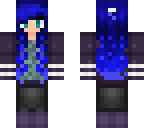cute blue girl