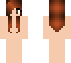 dark ginger girl hair template