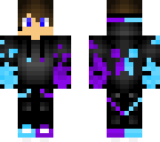 purple and blue fire