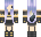 purple chibi warrior