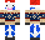 steve version of  christmas  cow