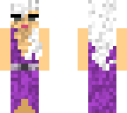 white haired lady