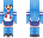 blue anime girl