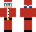 boy in santa coustume
