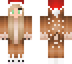 christmas deer girl