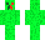 creeper red and green eyed