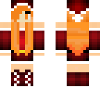 flaming_girl1 christmas skin