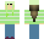 light green knitted hat
