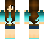 ombre blue with shorts