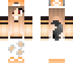 orange wolf girl