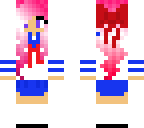 pink hair schoolgirl