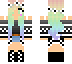 rainbow kawaii girl
