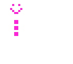 snowman pink eyes