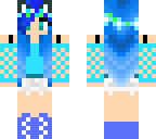 blue cat girl