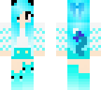 blue cat girl edit