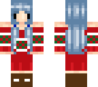 blue chibi christmas