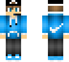 blue nike boy
