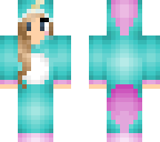 blue unicorn onesie girl
