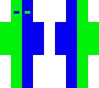 green and blue