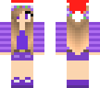 litttle me with a santa hat