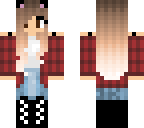 red cat girl