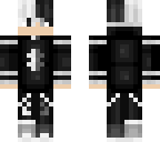 black and white