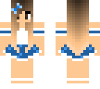 blue cheerleader