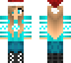 blue christmas skin