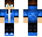 blue hoodie