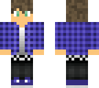 blue plaid