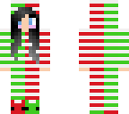 candy cane christmas onesie