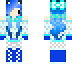 chibi winter cat girl