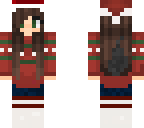 christmas wolf girl