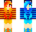 fire ice girl - alternate