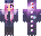 galaxy dino girl