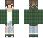 green boi very cute xd steve version