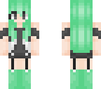 green goth girl