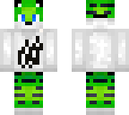 green tiger with white tbnr jacket