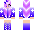 kawaii purple girl