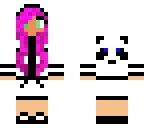 pink hair girl