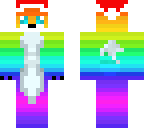 rainbow christmas kawaii