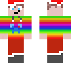 santa rainbow