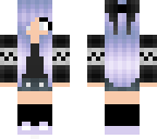 white eye's goth girl