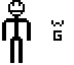 white stick guy