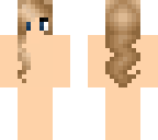 blonde hair girl skin base