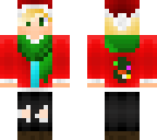 christmas blond boy