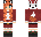 christmas foxy with white fox